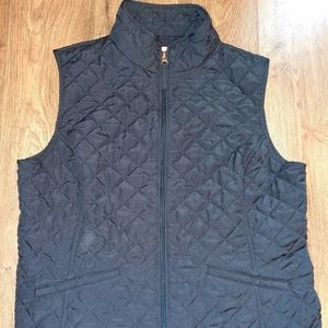 Vanhusen Navy Blue Quilted Vest